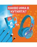 Παιδικά ακουστικά PowerLocus - PLED Smurf, ασύρματα , μπλε - 3t