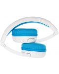 Παιδικά ακουστικά BuddyPhones - School+, μπλε/άσπρο - 4t