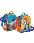 Παιδική τσάντα διπλής όψης Mitama Spinny - Robot-Shark	 - 3t