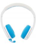 Παιδικά ακουστικά BuddyPhones - School+, μπλε/άσπρο - 3t