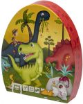 Παιδικό παζλ Eurekakids - Δεινόσαυροι, 24 κομμάτια - 1t