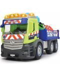 Παιδικό ξύλινο Dickie Toys - Φορτηγό για ανακύκλωση απορριμμάτων με ήχους και φώτα - 3t