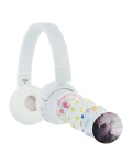 Παιδικά ακουστικά BuddyPhones - POP Fun, ασύρματα, λευκά - 1t