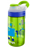 Παιδικό μπουκάλι νερού Contigo Gizmo Sip- Ρομπότ, πράσινο - 1t
