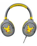 Παιδικά ακουστικά OTL Technologies - Pro G1 Pikachu, γκρι - 4t