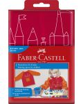 Παιδική ποδιά ζωγραφικής  Faber-Castell - κόκκινο - 2t