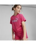 Παιδικό μπλουζάκι  Puma - Essentials+ Logo , ροζ - 3t