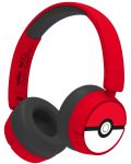 Παιδικά ακουστικά OTL Technologies - Pokemon Pokeball, κόκκινο - 1t