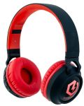 Παιδικά ακουστικά PowerLocus - Buddy, ασύρματα, μαύρα/κόκκινα - 1t