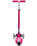 Παιδικό σκούτερ Micro - Maxi Deluxe LED, Pink - 4t