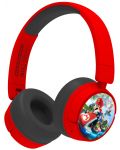 Παιδικά ακουστικά OTL Technologies - Mario Kart, ασύρματο, κόκκινο - 1t