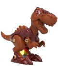 Δεινόσαυρος για συναρμολόγηση Ntoys - T-Rex, με φώτα και ήχους - 2t