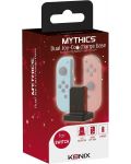 Σταθμός φόρτισης Konix Mythics - για Nintendo Switch,διπλός, μαύρος - 5t