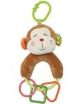 Κουδουνίστρα Lorelli Toys -Πίθηκος με ειδώλια - 1t