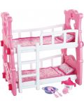 Baby Bed Κρεβάτι για κούκλες διώροφο - 1t