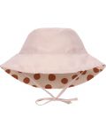 Καπέλο διπλής όψης Lassig - Dots Powder, 3-6 μηνών, ροζ - 3t