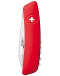 Μαχαίρι τσέπης Swiza - TT03, κόκκινο, με τσιμπούρι εργαλείο - 2t