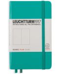 Σημειωματάριο  τσέπης  Leuchtturm1917 - A6,λευκές σελίδες,Emerald - 1t