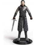 Φιγούρα δράσης The Noble Collection Television: Game of Thrones - Jon Snow (Bendyfigs), 18 cm - 7t