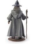 Φιγούρα δράσης The Noble Collection Movies: The Lord of the Rings - Gandalf (Bendyfigs), 19 cm - 3t