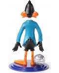 Φιγούρα δράσης The Noble Collection Animation: Space Jam 2 - Daffy Duck (Bendyfigs), 19 cm - 3t