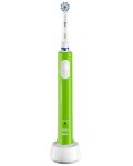 Ηλεκτρική οδοντόβουρτσα Oral-B - D16.513.1 JR 6/15/7, πράσινη - 1t