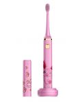 Ηλεκτρική οδοντόβουρτσα IQ - Kids Pink, 2 κεφαλές, ροζ - 1t