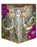 Παζλ Heye 1000 κομμάτια - Η ζωή του ελέφαντα, Marino Degano - 1t