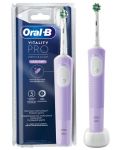 Ηλεκτρική οδοντόβουρτσα OralB - D103 Pro Lilac CLC 6/21/6, μωβ - 3t