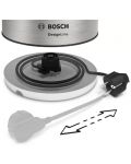 Ηλεκτρικός βραστήρας Bosch - TWK4P440, 2400 W, 1,7 l, ασημί - 6t