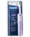 Ηλεκτρική οδοντόβουρτσα OralB - D103 Pro Lilac CLC 6/21/6, μωβ - 2t