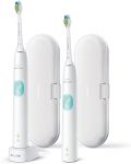 Ηλεκτρική οδοντόβουρτσα Philips - ProtectiveClean 4300, 2 τεμάχια  - 1t