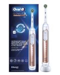 Ηλεκτρική οδοντόβουρτσα OralB - GeniusX Rosegold 6/21/6, χρυσή - 2t
