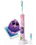Ηλεκτρική οδοντόβουρτσα Philips - Sonicare For Kids, HX6352/42,2 κεφάλαια - 3t