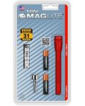 Φακός Maglite Mini - ААА,κόκκινο - 1t
