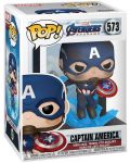 Φιγούρα Funko POP! Marvel - Captain America with Broken Shield & Mjolnir #573 - 2t