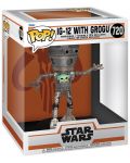 Φιγούρα Funko POP! Deluxe: The Mandalorian - IG-12 with Grogu #720 - 2t