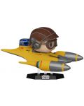 Φιγούρα Funko POP! Rides Deluxe: Star Wars - Anakin Skywalker in Naboo Starfighter (with R2-D2) #677 - 1t