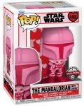 Φιγούρα Funko POP! Valentines: Star Wars - The Mandalorian with Grogu (Special Edition) #498 - 2t