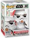 Φιγούρα  Funko POP! Movies: Star Wars - Stormtrooper (Holiday) #557	 - 2t