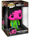 Φιγούρα  Funko POP! Marvel: What If…? - Infinity Killmonger (Blacklight) (Special Edition) #1058, 25 cm - 2t