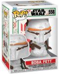 Φιγούρα Funko POP! Movies: Star Wars - Boba Fett (Holiday) #558 - 2t