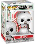 Φιγούρα Funko POP! Movies: Star Wars - C-3PO (Holiday) #559 - 2t
