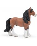 Φιγούρα Papo Horse, Foals and Ponies - Άλογο Κλάιντσντεϊλ - 1t