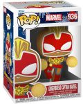 Φιγούρα Funko POP! Marvel: Holiday - Gingerbread Captain Marvel #936 - 2t