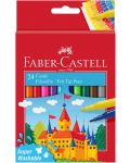 Μαρκαδόροι Faber-Castell Castle - 24 χρώματα - 1t