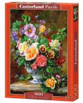 Παζλ Castorland 500 κομμάτια - Βάζω με λουλούδια, Albert Williams - 1t