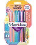 Μαρκαδόρος Paper Mate Flair - Tropical Vacation, 6 χρώματα - 1t