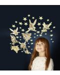 Φωσφοριζέ αυτοκόλλητα Brainstorm Glow - Αστέρια και νεράιδες, 43 τεμάχια - 2t