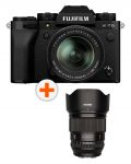 Φωτογραφική μηχανή Fujifilm - X-T5, 18-55mm, Black + Φακός Viltrox - AF, 75mm, f/1.2, για  Fuji X-mount - 1t